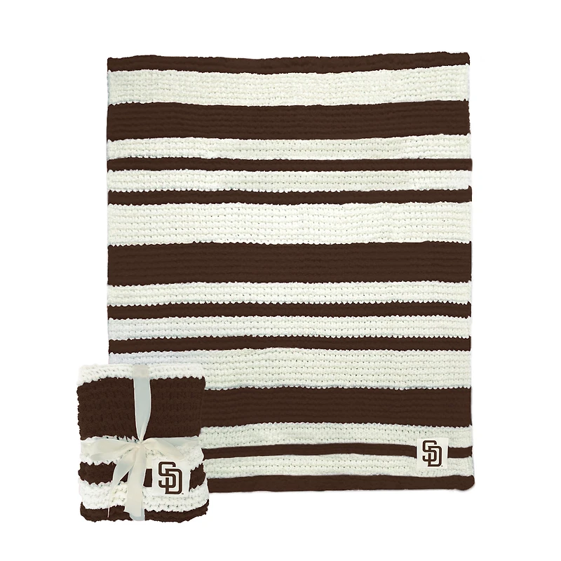 San Diego Padres 50" x 60" Cable-Knit Throw Blanket