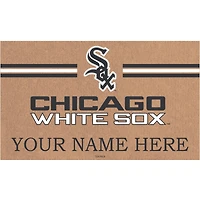 Chicago White Sox 28" x 16" Personalized Team Logo Outdoor Coir Mat