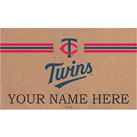 Minnesota Twins 28" x 16" Personalized Team Logo Outdoor Coir Mat