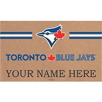 Toronto Blue Jays 28" x 16" Personalized Team Logo Outdoor Coir Mat
