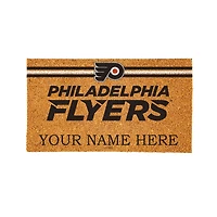 Philadelphia Flyers 28" x 16" Personalized Team Logo Outdoor Coir Mat