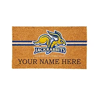 South Dakota State Jackrabbits 28" x 16" Personalized Team Logo Outdoor Coir Mat