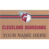 Cleveland Guardians 28" x 16" Personalized Team Logo Outdoor Coir Mat
