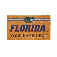 Florida Gators 28" x 16" Personalized Team Logo Outdoor Coir Mat