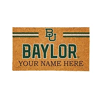 Baylor Bears 28" x 16" Personalized Team Logo Outdoor Coir Mat