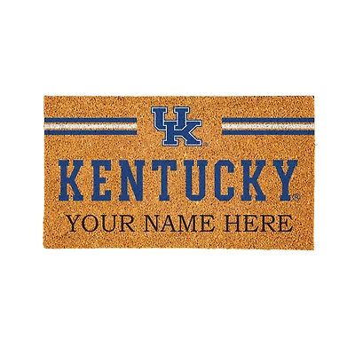 Kentucky Wildcats 28" x 16" Personalized Team Logo Outdoor Coir Mat