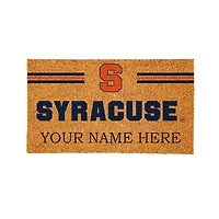 Syracuse Orange 28" x 16" Personalized Team Logo Outdoor Coir Mat