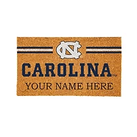 North Carolina Tar Heels 28" x 16" Personalized Team Logo Outdoor Coir Mat