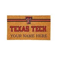 Texas Tech Red Raiders 28" x 16" Personalized Team Logo Outdoor Coir Mat