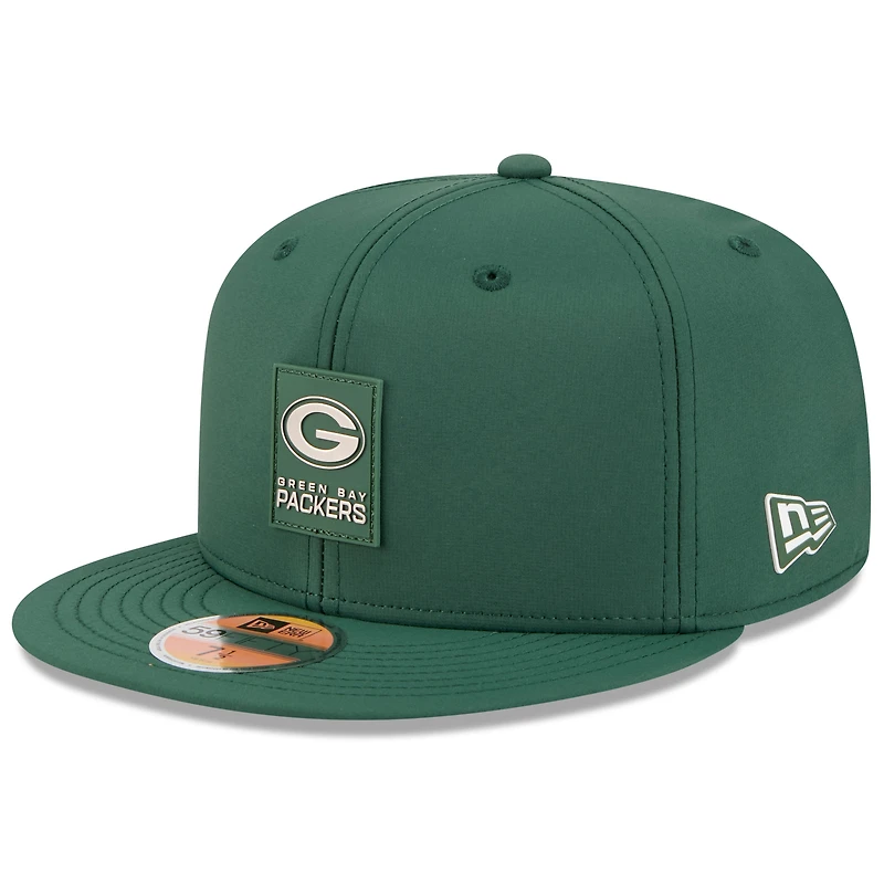 Men's New Era Green Bay Packers 2025 Sideline 59FIFTY Fitted Hat