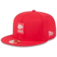Men's New Era Kansas City Chiefs 2025 Sideline 59FIFTY Fitted Hat