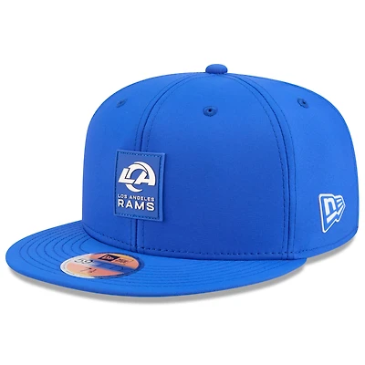 Men's New Era Royal Los Angeles Rams 2025 Sideline  59FIFTY Fitted Hat