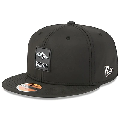 Men's New Era Black Baltimore Ravens 2025 Sideline  59FIFTY Fitted Hat