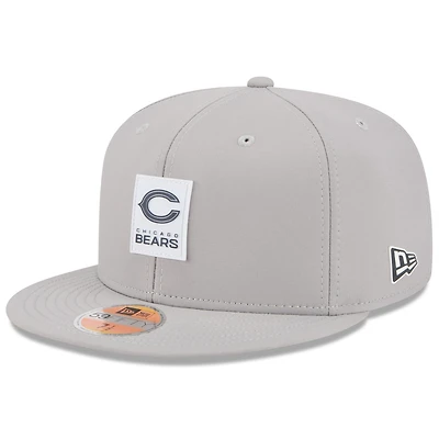 Men's New Era Gray Chicago Bears 2025 Sideline 59FIFTY Fitted Hat