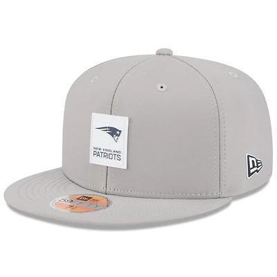 Men's New Era Gray England Patriots 2025 Sideline  59FIFTY Fitted Hat