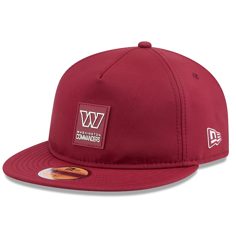 Men's New Era Burgundy Washington Commanders 2025 Sideline  Retro Crown 59FIFTY Fitted Hat