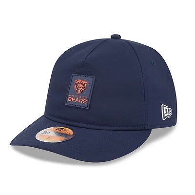Men's New Era Navy Chicago Bears 2025 Sideline  Retro Crown 59FIFTY Fitted Hat