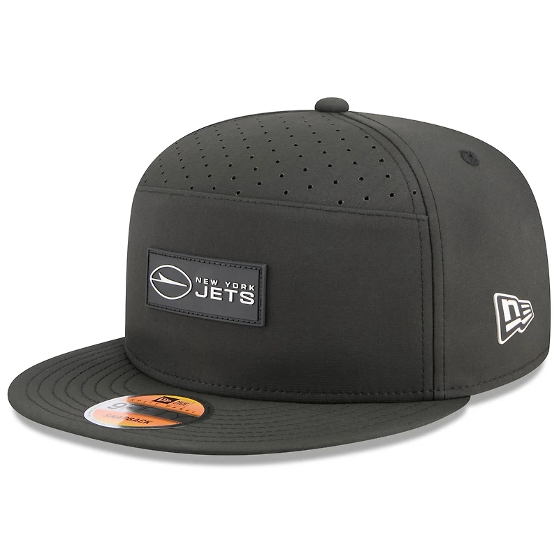 Men's New Era New York Jets 2025 Sideline Split Panel 9FIFTY Snapback Hat