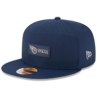 Men's New Era Navy Tennessee Titans 2025 Sideline  Split Panel 9FIFTY Snapback Hat