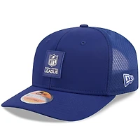 Men's New Era Navy Shield Merchandise 2025 Sideline  9SEVENTY Trucker Adjustable Hat