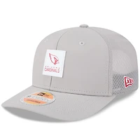 Men's New Era Gray Arizona Cardinals 2025 Sideline  9SEVENTY Adjustable Trucker Hat