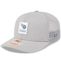 Men's New Era Gray Tennessee Titans 2025 Sideline  9SEVENTY Adjustable Trucker Hat