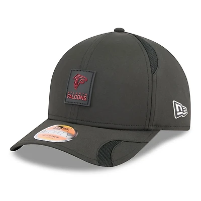 Men's New Era Black Atlanta Falcons 2025 Sideline  M-Crown 9FORTY Adjustable Hat