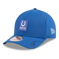 Men's New Era Royal Indianapolis Colts 2025 Sideline  M-Crown 9FORTY Adjustable Hat