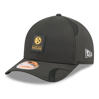 Men's New Era Pittsburgh Steelers 2025 Sideline M-Crown 9FORTY Adjustable Hat