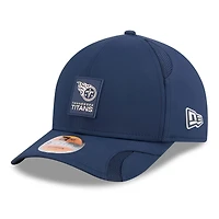 Men's New Era Navy Tennessee Titans 2025 Sideline  M-Crown 9FORTY Adjustable Hat