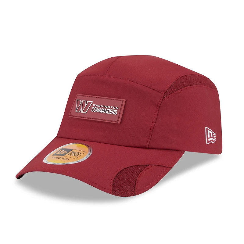 Men's New Era Burgundy Washington Commanders 2025 Sideline  Runner Adjustable Hat
