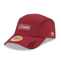 Men's New Era Burgundy Washington Commanders 2025 Sideline  Runner Adjustable Hat