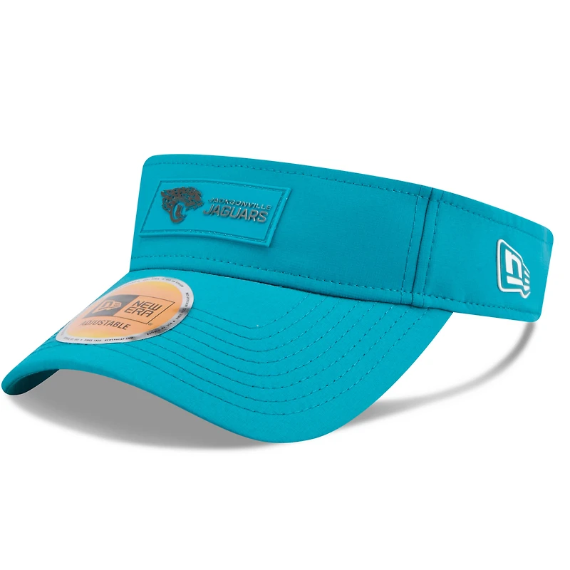 Men's New Era Teal Jacksonville Jaguars 2025 Sideline  Visor