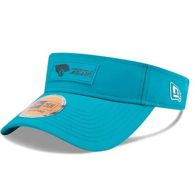 Men's New Era Teal Jacksonville Jaguars 2025 Sideline  Visor