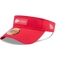 Men's New Era Red Kansas City Chiefs 2025 Sideline  Visor