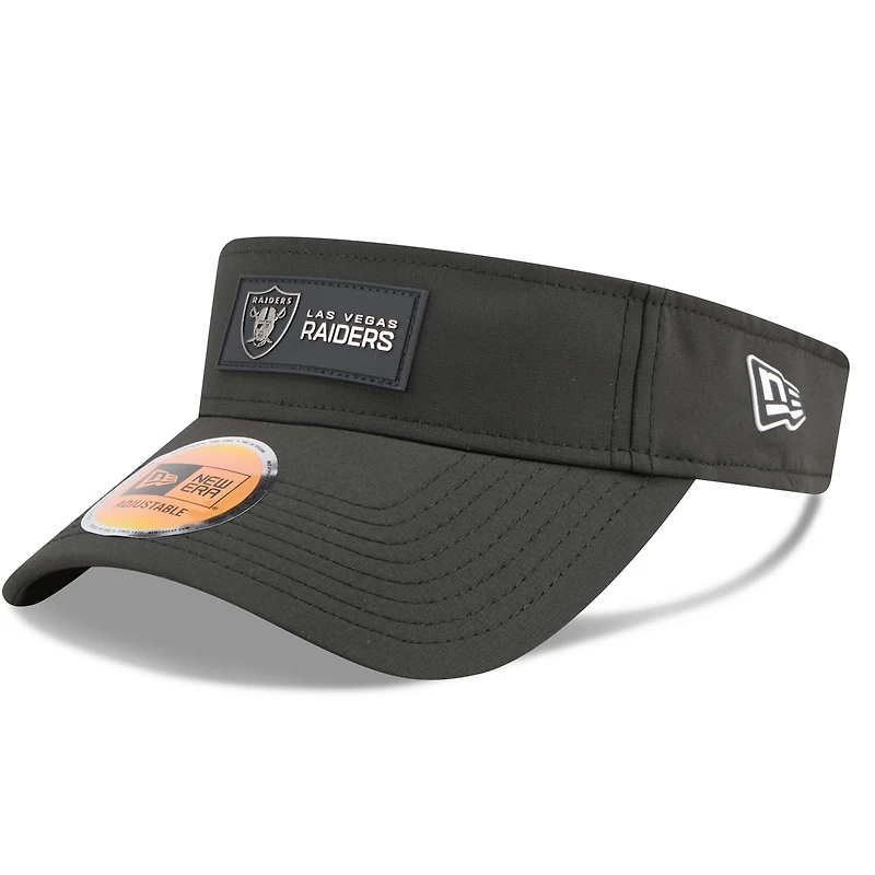 Men's New Era Black Las Vegas Raiders 2025 Sideline  Visor