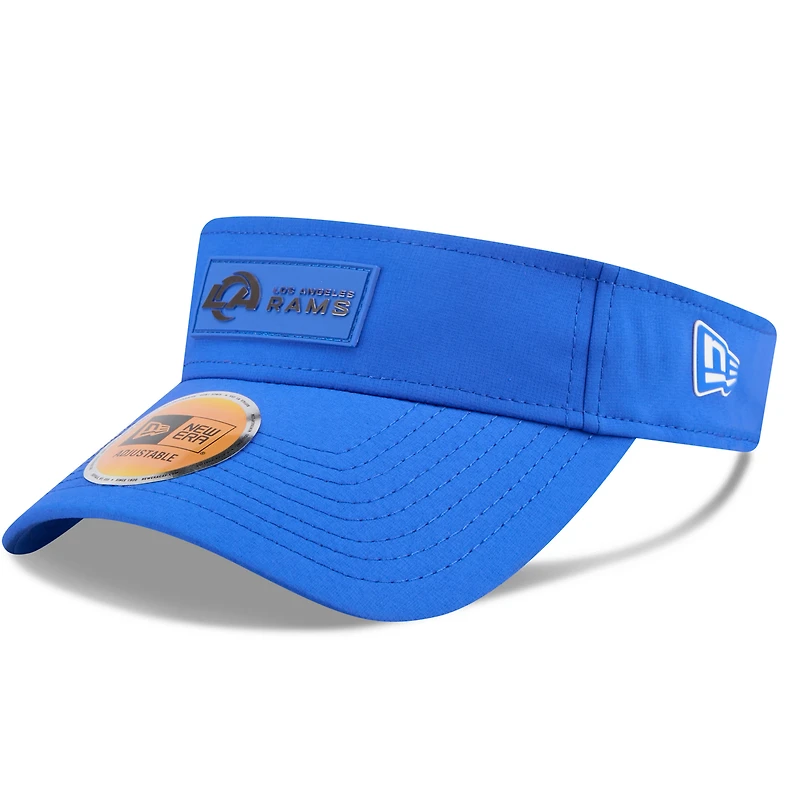 Men's New Era Royal Los Angeles Rams 2025 Sideline  Visor