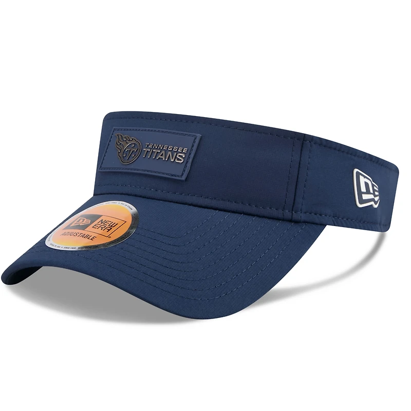 Men's New Era Navy Tennessee Titans 2025 Sideline  Visor