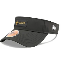 Men's New Era Black New Orleans Saints 2025 Sideline  Visor