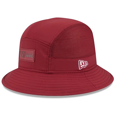 Men's New Era Burgundy Washington Commanders 2025 Sideline  Bucket Hat