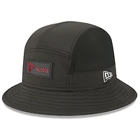 Men's New Era Black Atlanta Falcons 2025 Sideline  Bucket Hat