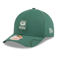 Youth New Era Green Green Bay Packers 2025 Sideline  9FORTY Adjustable Hat