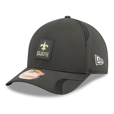 Youth New Era Black New Orleans Saints 2025 Sideline  9FORTY Adjustable Hat