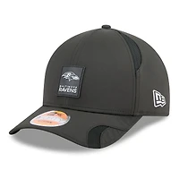 Youth New Era Black Baltimore Ravens 2025 Sideline  9FORTY Adjustable Hat