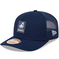 Men's New Era Navy Dallas Cowboys 2025 Sideline Throwback 9SEVENTY Trucker Adjustable Hat