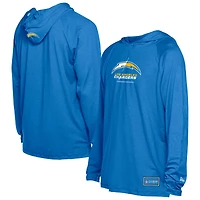 Men's New Era  Blue Los Angeles Chargers Functional Fandom Hoodie