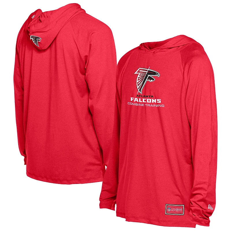 Men's New Era  Red Atlanta Falcons Functional Fandom Hoodie