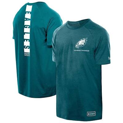 Men's New Era  Midnight Green Philadelphia Eagles Functional Fandom Reflective T-Shirt