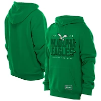 Men's New Era Green Philadelphia Eagles Combine Authentic Local State Throwback Hoodie