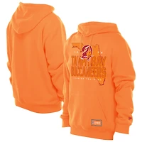 Men's New Era Orange Tampa Bay Buccaneers Combine Authentic Local State Throwback Hoodie